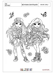 Moxie Girlz boyama sayfaları